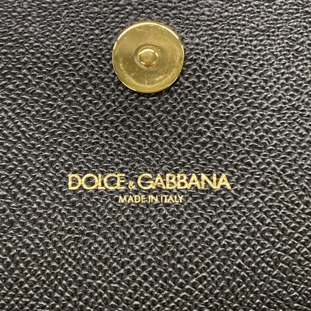 Dolce & Gabbana DOLCE&GABBANA Other Style Wallet Black Cream